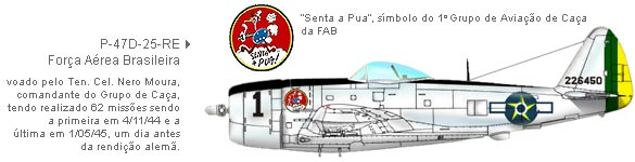 P-47D-25-RE da For&ccedil;a A&eacute;rea Brasileira (FAB)
