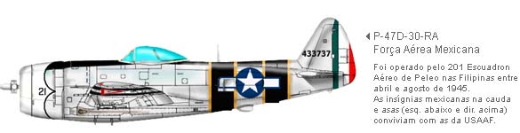 P-47D-30-RA da For&ccedil;a A&eacute;rea Mexicana