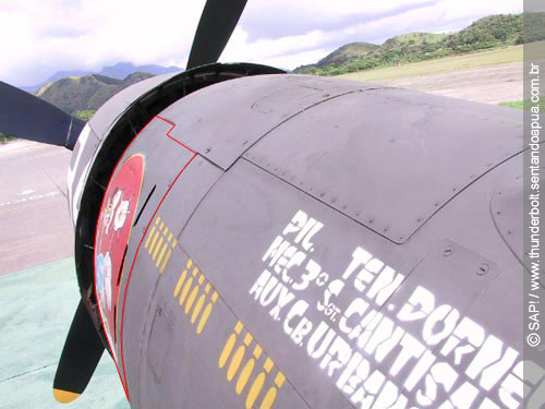 painel remov&iacute;vel da parte dianteira da fuselagem